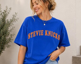 Stevie Knicks Swiftie T-Shirt, Celebrity Inspired Game Day Tee, Viral Vintage Basketball Tee, Retro NYC Graphic Shirt,Knicks NBA Finals 2026