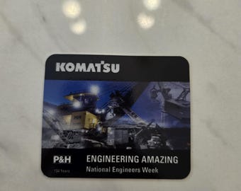 Komatsu Hard Hat Sticker