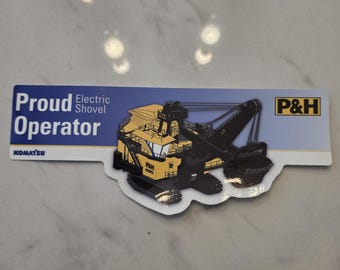 P&H 4100 Bumper Sticker