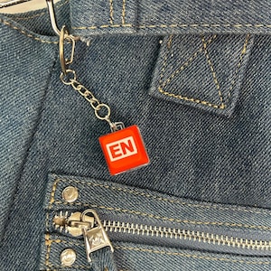 ENHA inspired keycap clicker fidget keychain