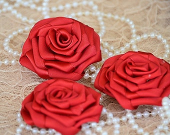 RED TRELLIS with ROSES ***NEW*** 25mm wide /& 1 yard length Grosgrain Ribbon
