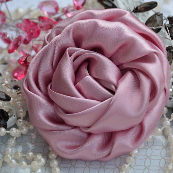 Pink Rosette Fabric Etsy