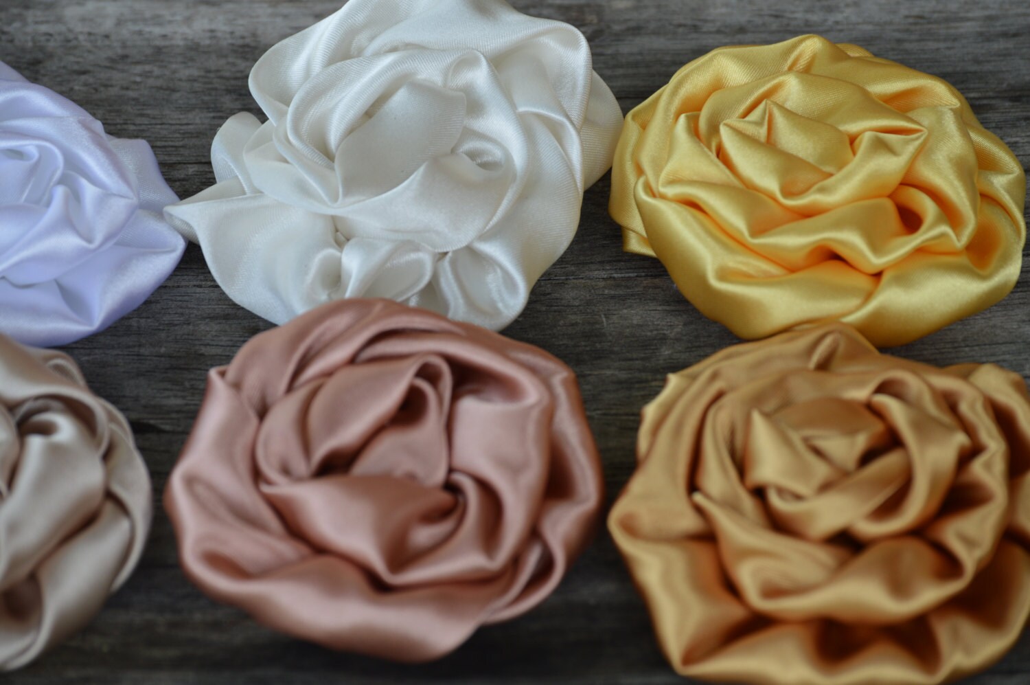 Mauve/ Pink/ Dusty Rose Large Satin Roses 3 Large | Etsy
