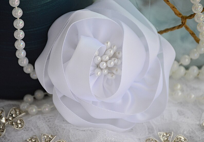 Ribbon Flowers Satin Roses Purple Satin Ribbon Flowers 25 Colors 3 Satin Fabric Flowers Satin Flower Ribbon Roses