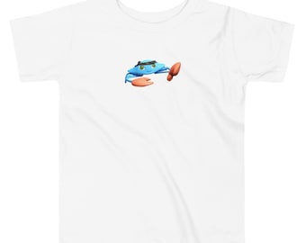 Camiseta infantil de cangrejo ninja • Camiseta infantil de algodón suave y apta para niños con sensibilidad sensorial