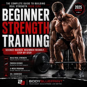 Beginner Strength Training Guide | 4-Week Program, Big 5 Lifts, Nutrition (Digital Download)