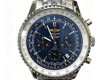 Breitling Navitimer 46mm  Watch Steel Bracelet Pilot Watch Aviation Slide Rule Watch Men’s Luxury Watch