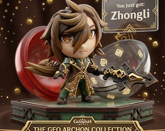 Zhongli Chibi STL File | Anime Figure 3D Print Model | Cute Genshin Inspired Collectible | Digital Download STL