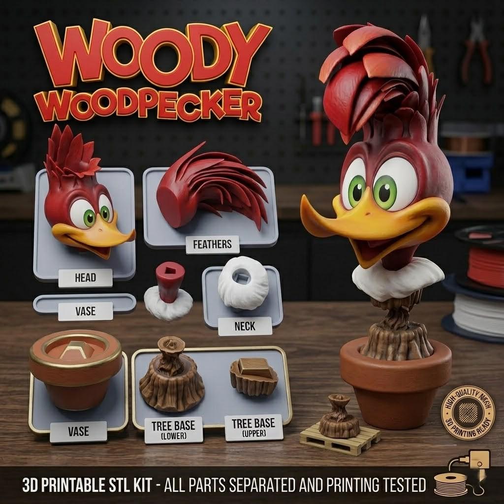 レア品 Woody•Woodpecker ガレージキット Woody woodpecker figurine - Etsy 日本