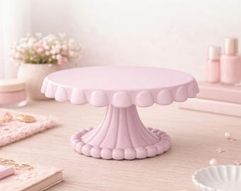 Kuchen Ständer STL-Datei, ausgebogten Dessert Display 3D Druck, eleganter Cupcake Sockel, druckbare Party Dekoration, sofortiger digitaler Download