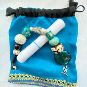 Gratitude Beads, strand of beads to pray with, meditate on, be grateful for.  Life changing habit.  Thankful gift. Instant mood changer.