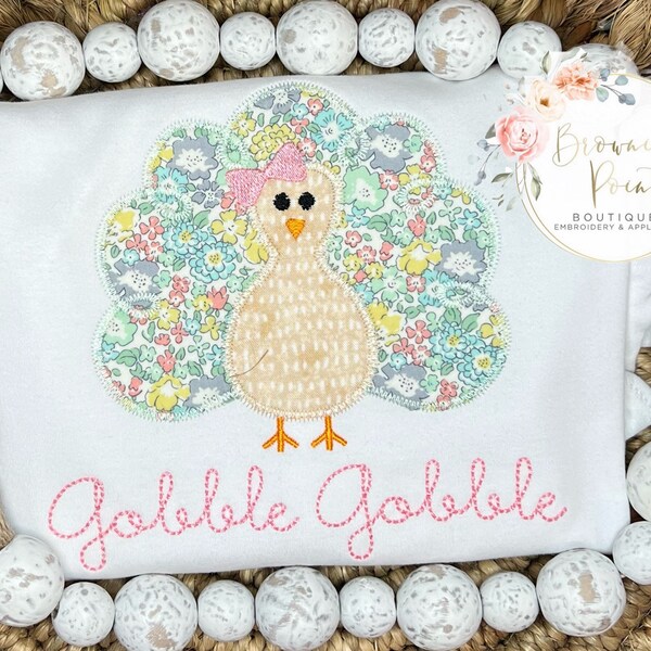 Turkey Applique Etsy