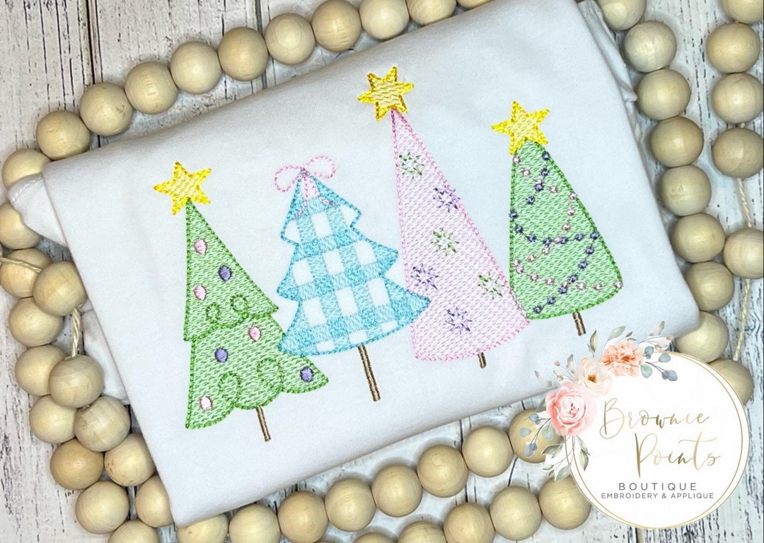 Whimsical Christmas Trees - Etsy