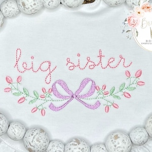 big sister shirt, romper, bubble, bib, pregnancy announcement, Baby announcement