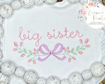 big sister shirt, romper, bubble, bib, pregnancy announcement, Baby announcement