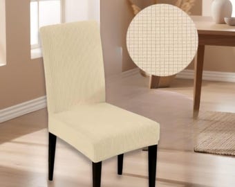 Universele elastische stoelhoezen voor eetkamer, keuken- en woonkamerstoelen