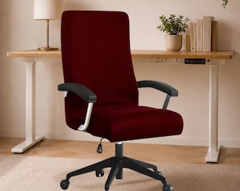 Funda elástica de spandex para silla de oficina, protector lavable para silla de escritorio y silla gaming.