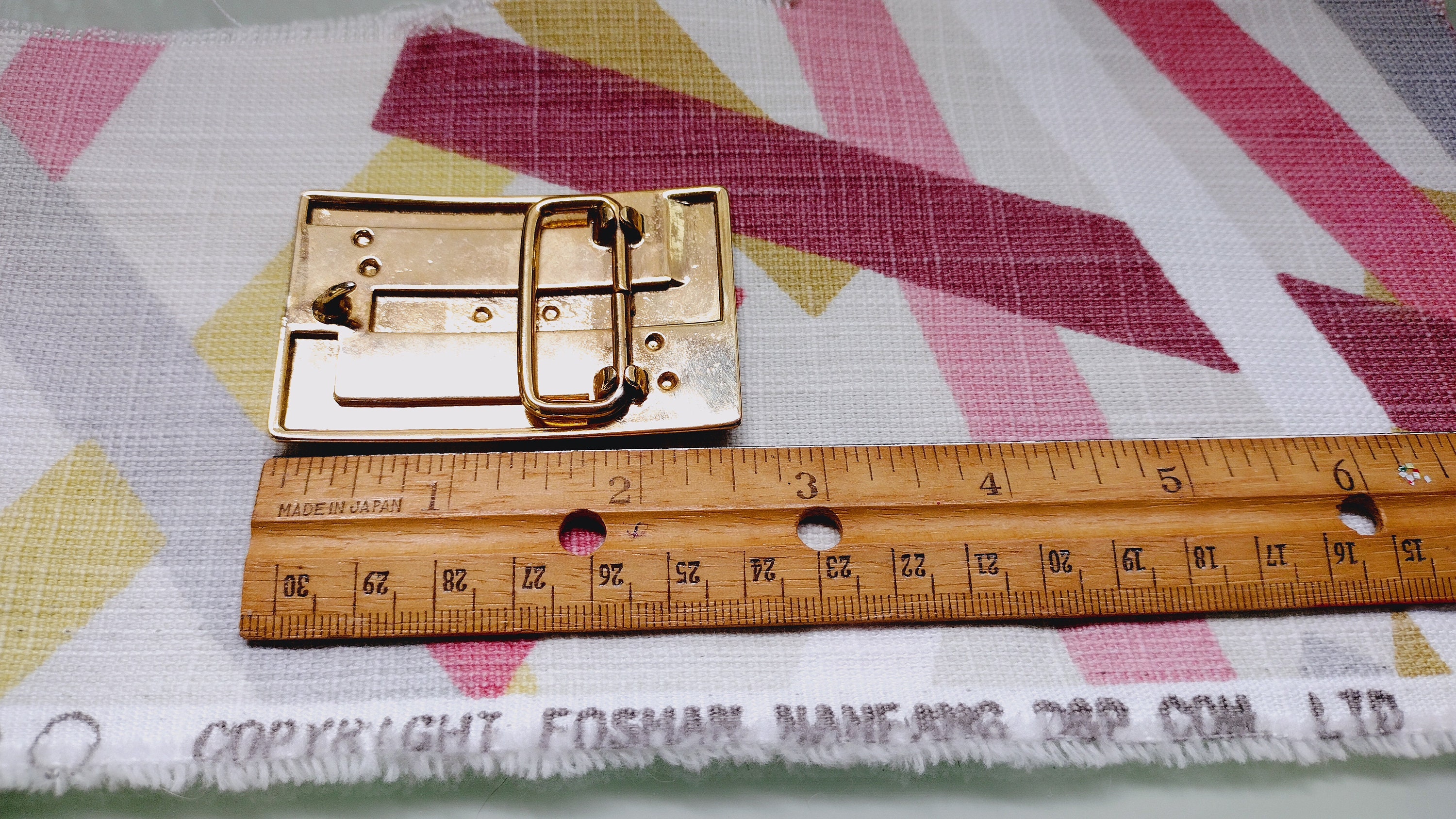 Vintage Buckle Midcentury, Retro Mod Design Accent, 1970s Silvertone ...