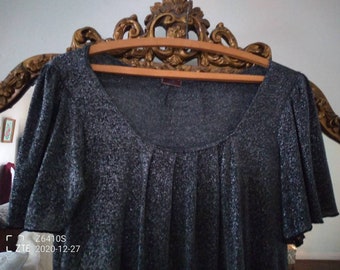 silver dressy top