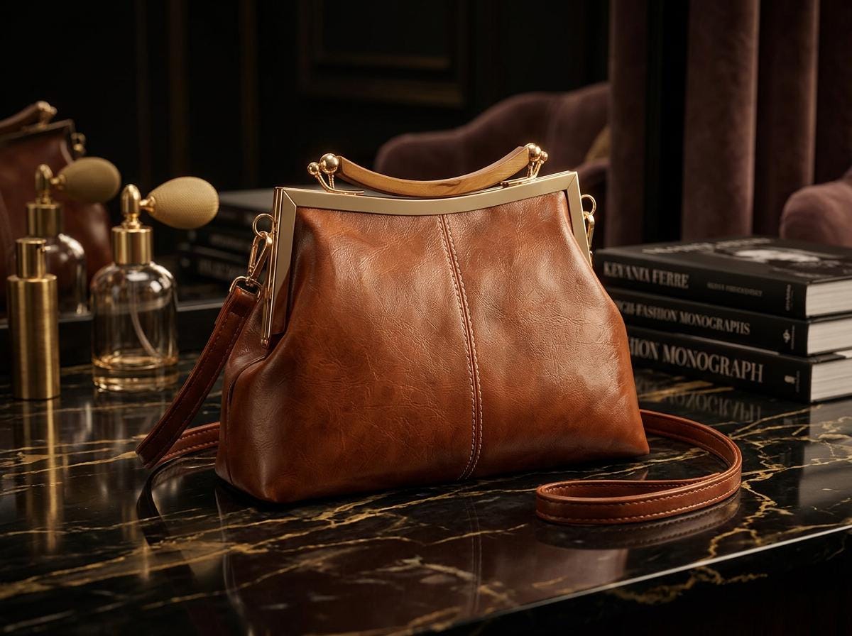 Vintage Coach Kisslock Bag - Etsy