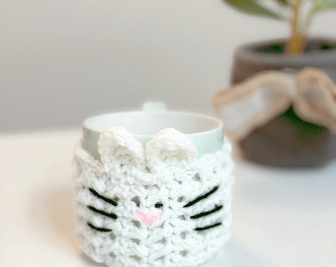 Crochet Mug Cozy | Mug Warmer | Knitting Mug Cozy | Mug Sweater | Gift for coworkers