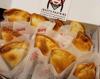 Vegan Baked Empanadas - 6 Count, Heat & Serve, Made to Order, Fresh Savory Pastries