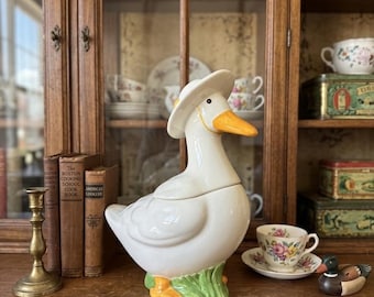 Vintage 1960s Metlox Cermic “Sir Francis Duck” Cookie Jar