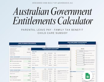 Calcolatore dei diritti familiari del governo australiano / Indennità per congedo parentale, assegno familiare e sussidio per l'assistenza all'infanzia