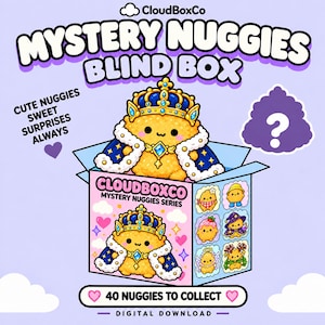 Interactive Gacha Stream Widget | Mystery Nuggets Blind Box Chat Game for Twitch & YouTube | Virtual Pet Mini-game for OBS | VTuber Asset