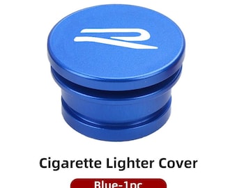 VW Cigarette Lighter Cover Cap, Metal Dustproof Car Socket Plug, Interior Decor for Tiguan Golf Passat Jetta Polo CC