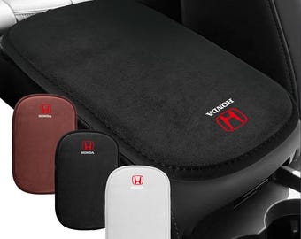 Car Center Console Armrest Mat for Honda Non Slip Fur Pad Cover for Civic Accord CRV HRV Fit Jazz City Pilot Interior Accessory
