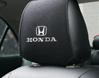 Honda Mugen Headrest Pillow Cover, Car Seat Neck Cushion Cover for Civic Accord CRV Fit Jazz City Accessories