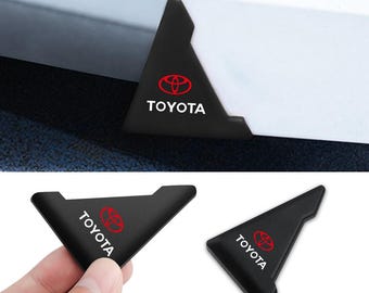 2PCS Toyota TRD Silicone Door Corner Protector for Corolla RAV4 CHR Prius Yaris Anti Collision Cover