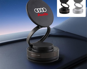 Audi Car Phone Holder, 360 Rotating Dashboard Mount Stand, Foldable Navigation Bracket for S Line RS TT A3 A5