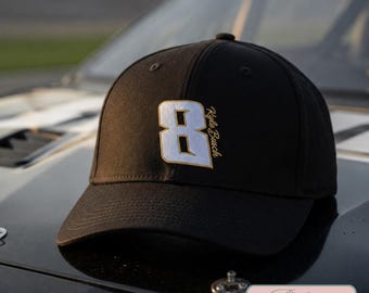 Kyle Busch Embroidery Baseball Hat, 1985-2026 Tribute, Be Rowdy Number 8 Racing Fan Hat, Kyle Busch Tribute Cap