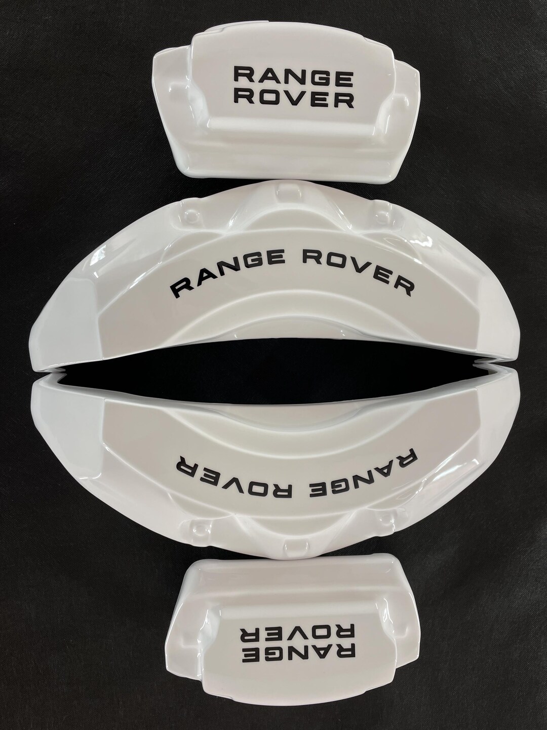 Custom White Range Rover Land Rover Velar Brake Caliper Covers – High ...