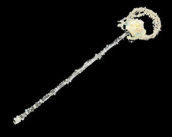 Luxury Ocean theme Bridal Pageant Scepter for Cosplay, Party wedding Graduation Ceremony