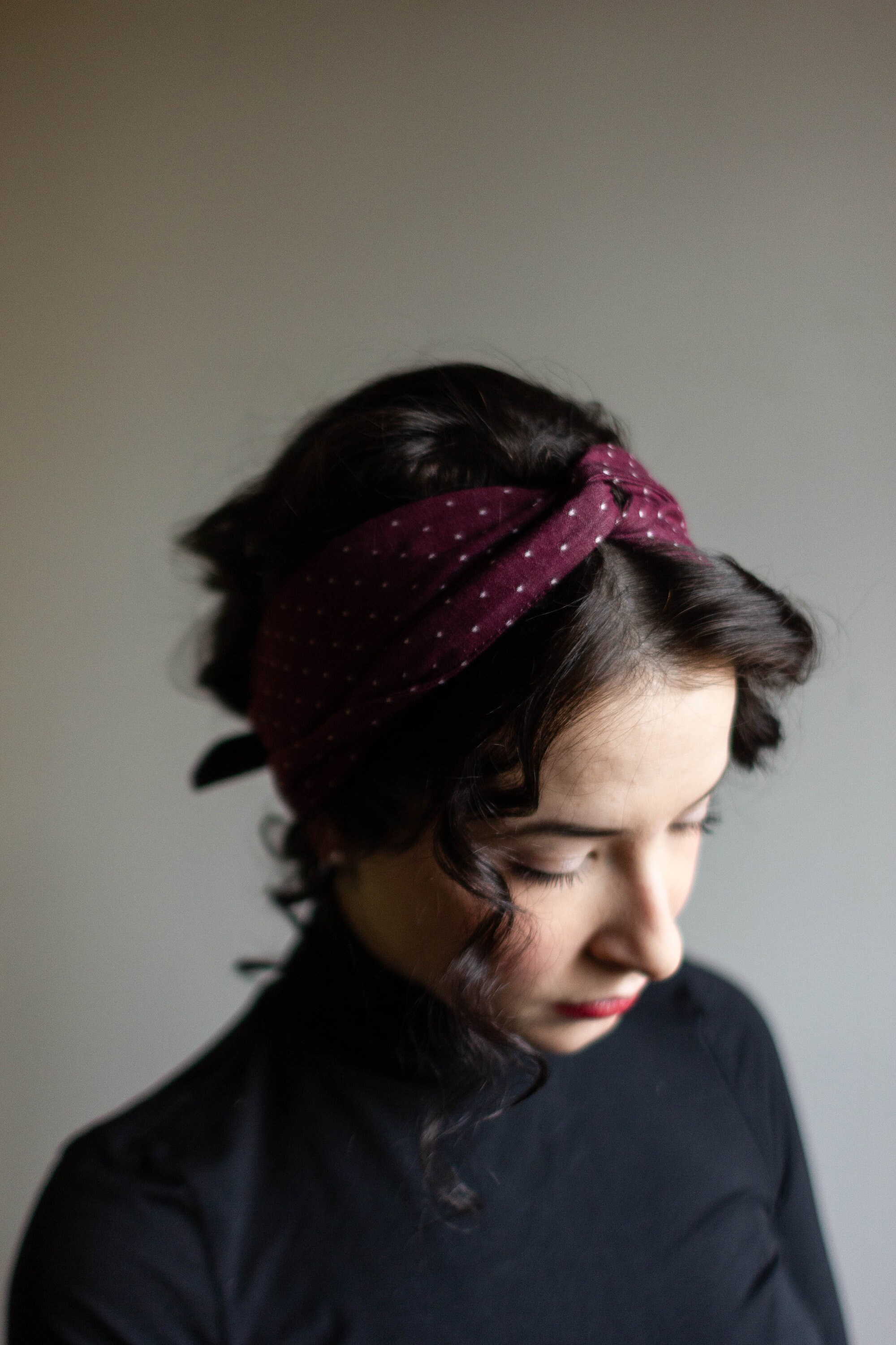 YUXIANLB Stirnbänder Set - 4 Stück Floral Print Headwraps Für Sport & Alltag