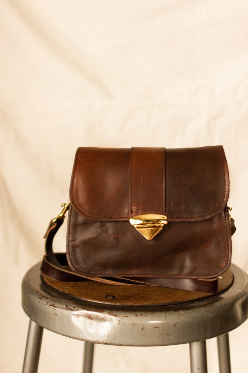 Small Brown Leather Crossbody Bag. Leather Crossbody Bags for Etsy