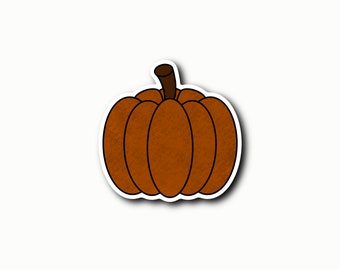 Autumn Pumpkin Sticker (Waterproof)