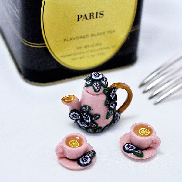 Polymer Clay Teapot Etsy
