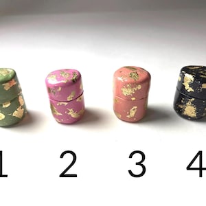 Short Pill Jars “D” Pills holder, Pill container, Mint holder