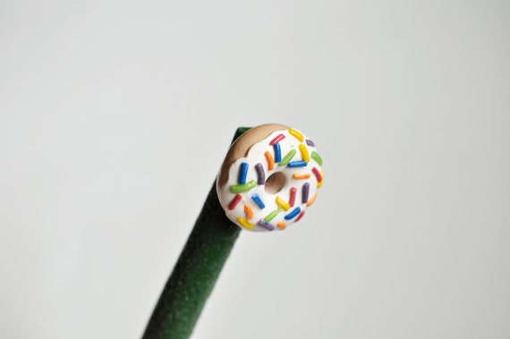 Yummy Donut Pen Designs Polymer Clay, Bic Pen, Office, Pens for