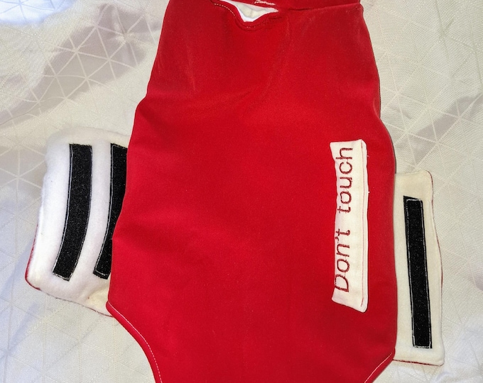 Rhön coat “Red Sanctuary” – Size S – Softshell & Fleece – Incl. “Don’t touch” patch – Design prototype – Handmade in the Rhön