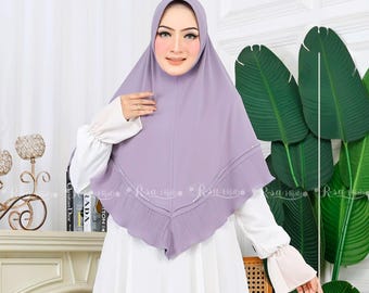 RSA IRANTI Hiyab instantáneo, fácil de poner, sin alfileres, hiyab de viaje de una pieza, hiyab deportivo, hiyab largo Syar’i para musulmanes