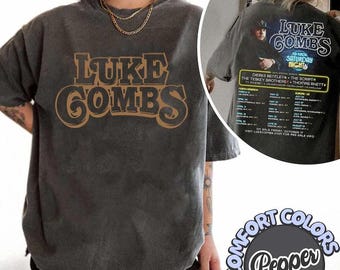 2026 Luke Combs My Kinda Saturday Night Tour Shirt, Luke Combs Tour, Luke Combs Fan Gift, Luke Combs Merch, Luke Combs Country Music Tee