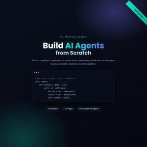Build AI Agents from Scratch Ebook, Python LangChain LangGraph Tutorial (PDF Download)