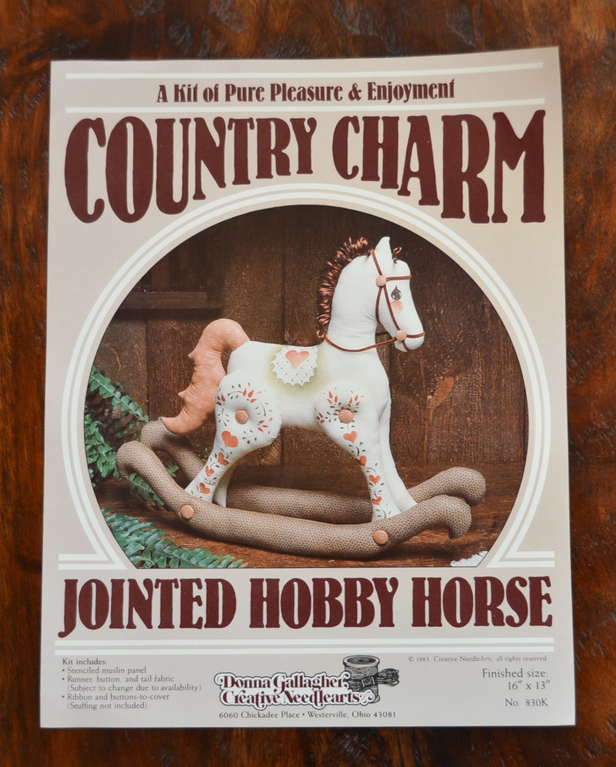 Jointed Hobby Horse Kit Rocking Horse Stuffed Horse Etsy UK