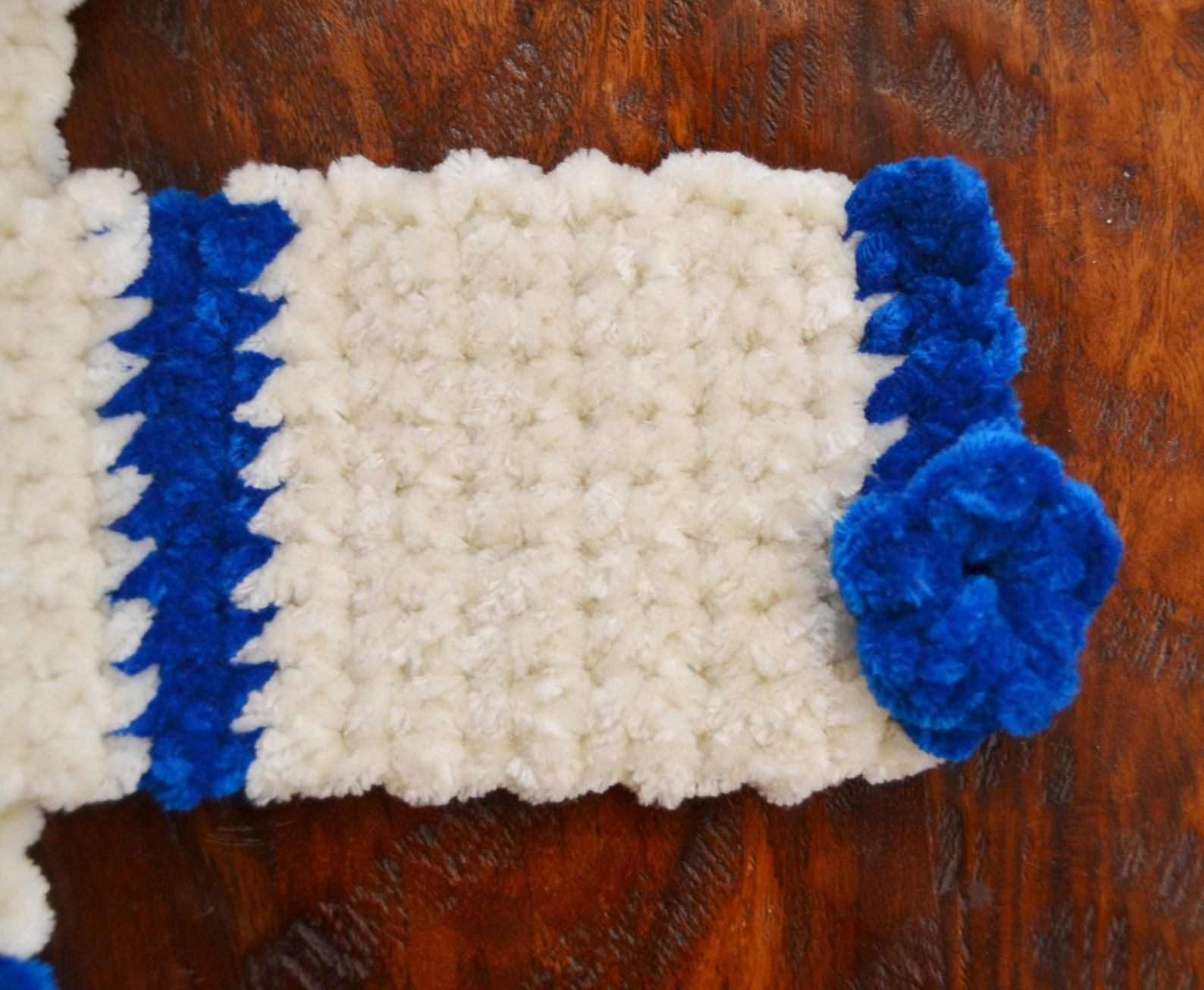 Crocheted Chenille Hat and Scarf Set Chenille Scarf - Etsy Ireland