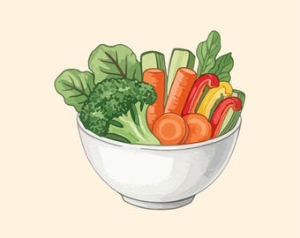 Tarjetas de vocabulario de verduras para bebés en formato PDF - 10 tarjetas didácticas Montessori imprimibles - Libro ilustrado educativo para bebés a partir de 12 meses.